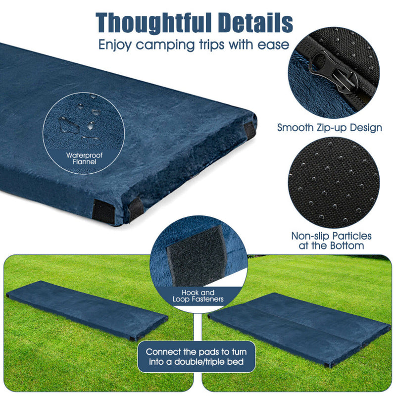 Professional title: ```Portable Lightweight Memory Foam Camping Mattress```