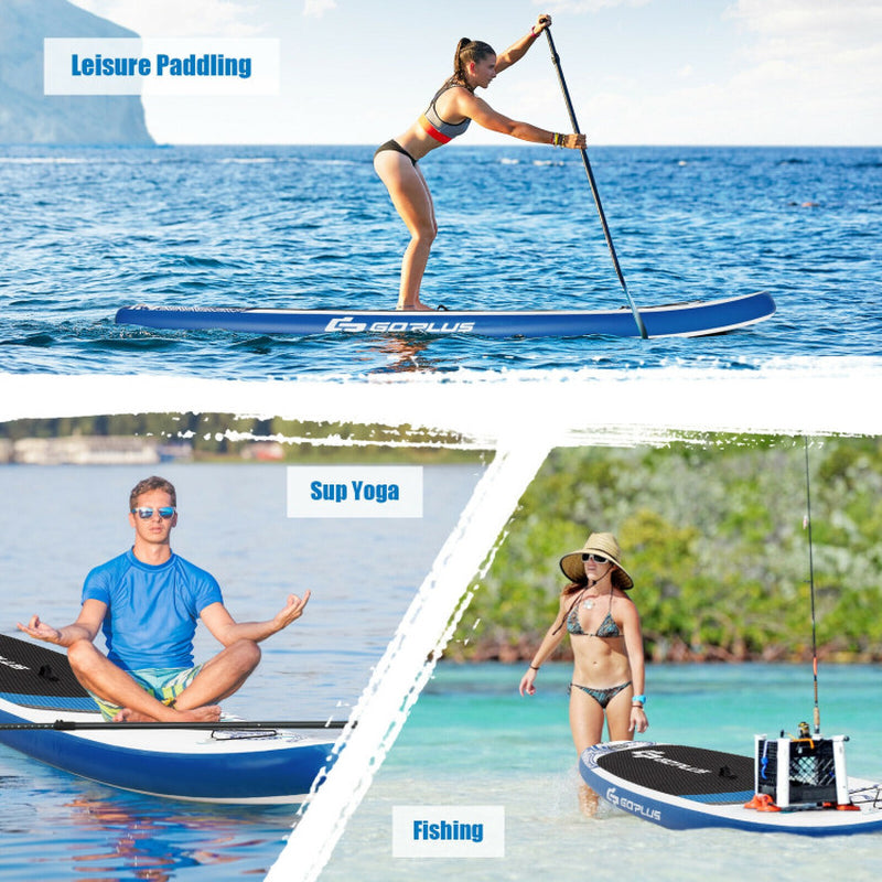 Professional title: "10.6-Foot Inflatable Stand-Up Paddle Board with Carry Bag"