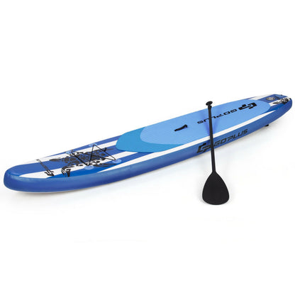 Professional title: "Inflatable Paddle Board with Adjustable Length - 10.6 Feet, Includes Carry Bag"