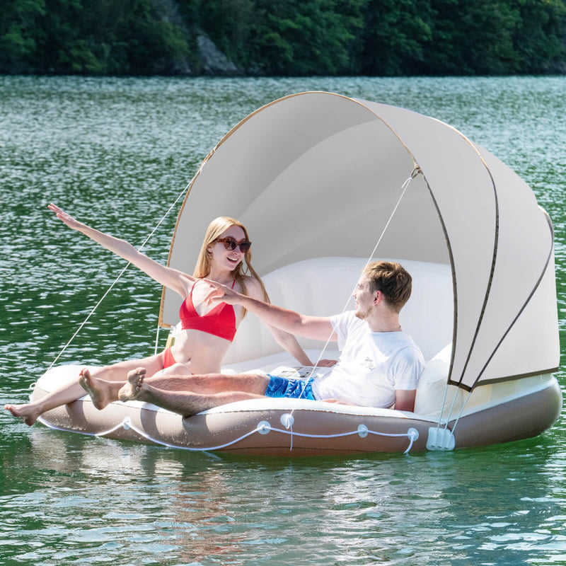 Professional title: "Premium Inflatable Pool Float Lounge for Relaxing and Swimming"