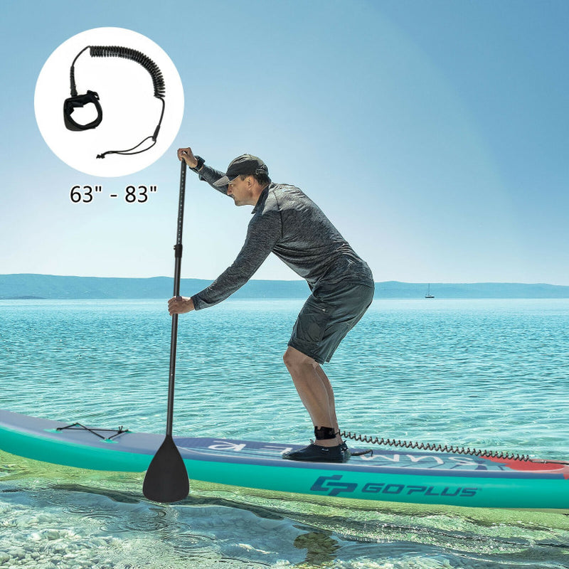 Professional title: "10-Foot Inflatable Stand-Up Paddle Board Set with Backpack, Leash, and Aluminum Paddle"