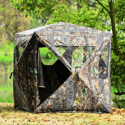 Professional title: "Portable Pop-Up Ground Tent for 3 People with Gun Ports and Carrying Bag"