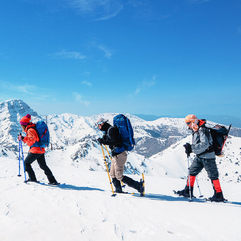 Professional title: "4-In-1 Lightweight Terrain Snowshoes with Flexible Pivot System - Available in 21, 25, and 30 Inches"