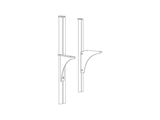 Studio50 Screen Adjustable Shelf Brackets