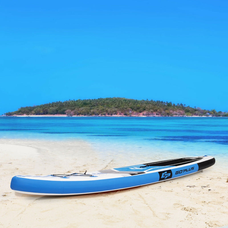 Professional title: ```10.5-Foot Inflatable Stand-Up Paddle Board Set with Carrying Bag and Aluminum Paddle```