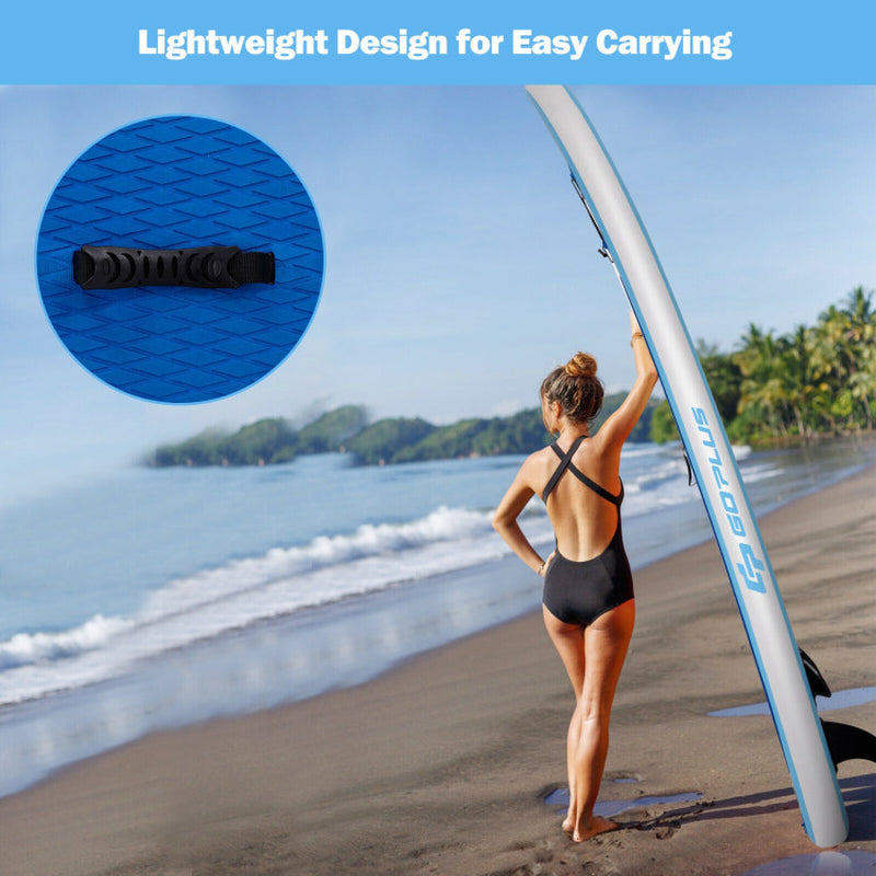 Professional title: ```10-Foot Inflatable Stand-Up Paddle Board Set with Adjustable Paddle and Pump```