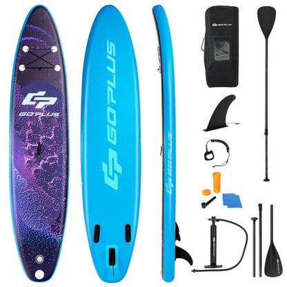 Professional title: "11-Foot Inflatable Stand-Up Paddle Board Surfboard Set with Bag, Aluminum Paddle, and Pump"