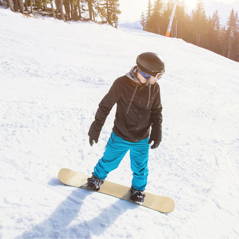 Professional title: "Adjustable Foot Straps Winter Sports Board for Snowboarding, Sledding, and Skiing"