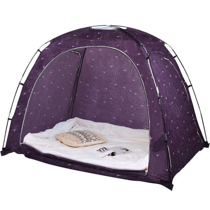 Professional title: "Indoor Privacy Play Tent for Beds with Storage Bag"