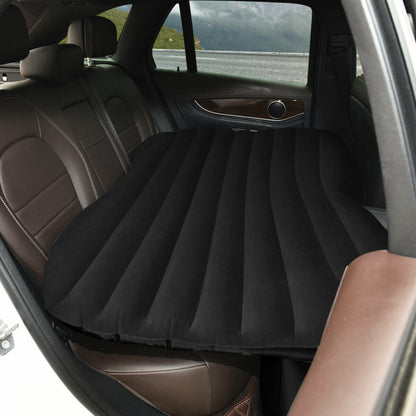 Professional title: "Premium Inflatable Backseat Flocking Mattress for Car SUV Travel with Pump"