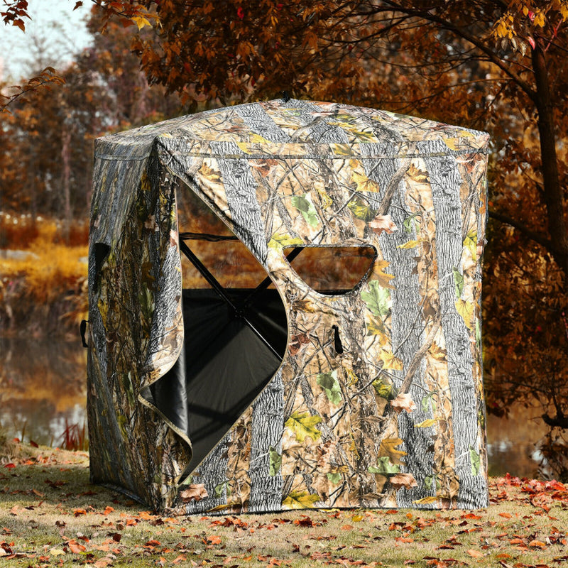 Professional title: "Portable 3-Person Tent with Surround View and Sliding Mesh Window"