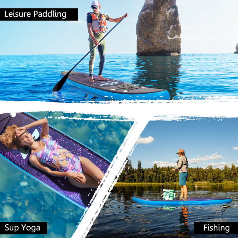 Professional title: "11-Foot Inflatable Stand-Up Paddle Board Surfboard Set with Bag, Aluminum Paddle, and Pump"