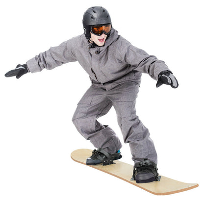 Professional title: "Adjustable Foot Straps Winter Sports Board for Snowboarding, Sledding, and Skiing"