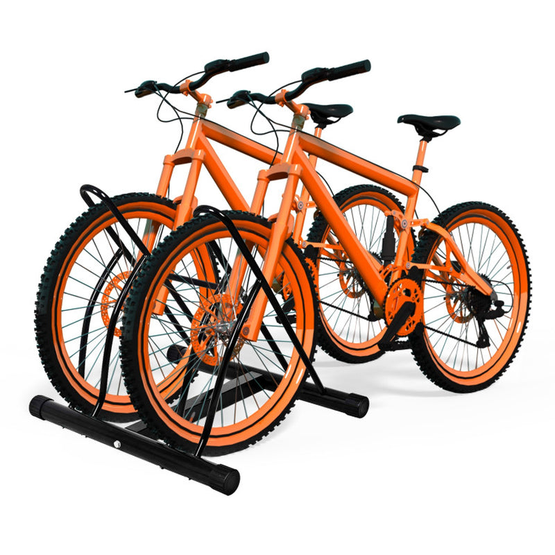 Bike Stand Cycling Rack Floor Storage Organizer for 2-Bicycle