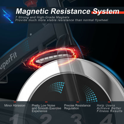 Magnetic Stationary Bike with Heart Rate