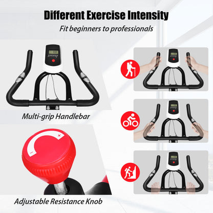 Adjustable Exercise Bicycle for Cycling and Cardio Fitness