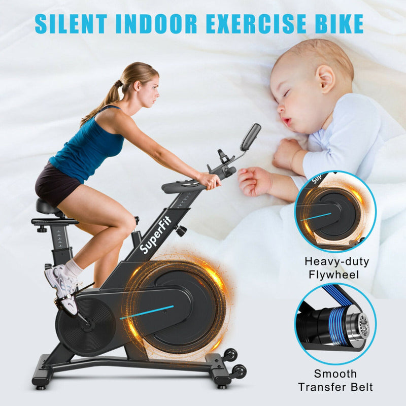 Magnetic Exercise Bike with Adjustable Seat and Handle