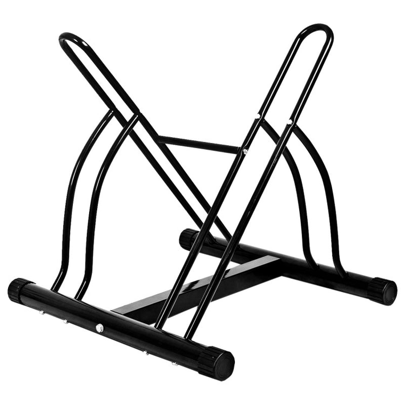 Bike Stand Cycling Rack Floor Storage Organizer for 2-Bicycle