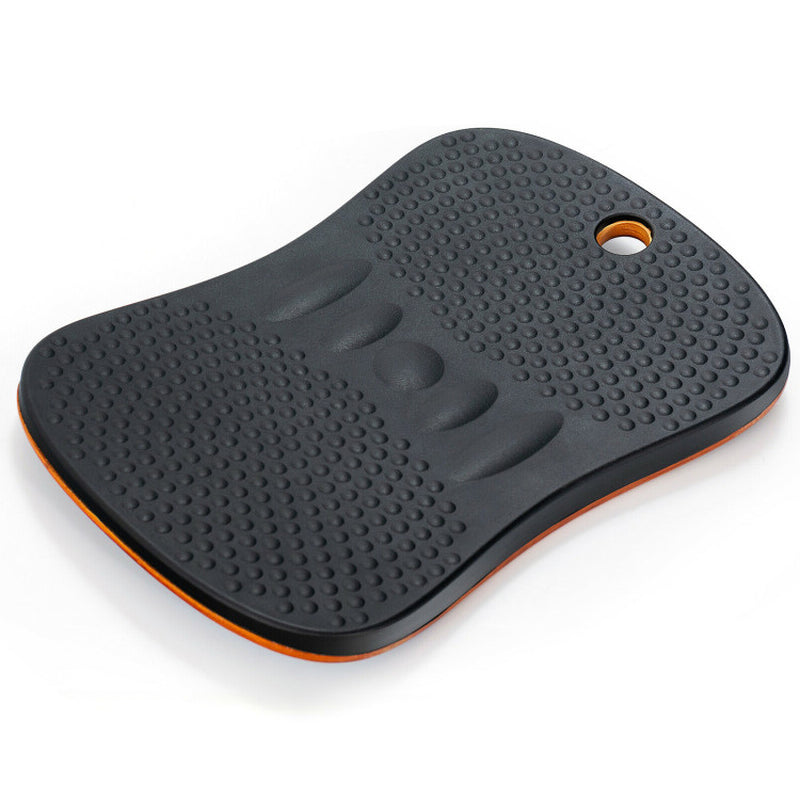 Portable Anti-Fatigue Balance Board with Raised Massage Points for Office-Black