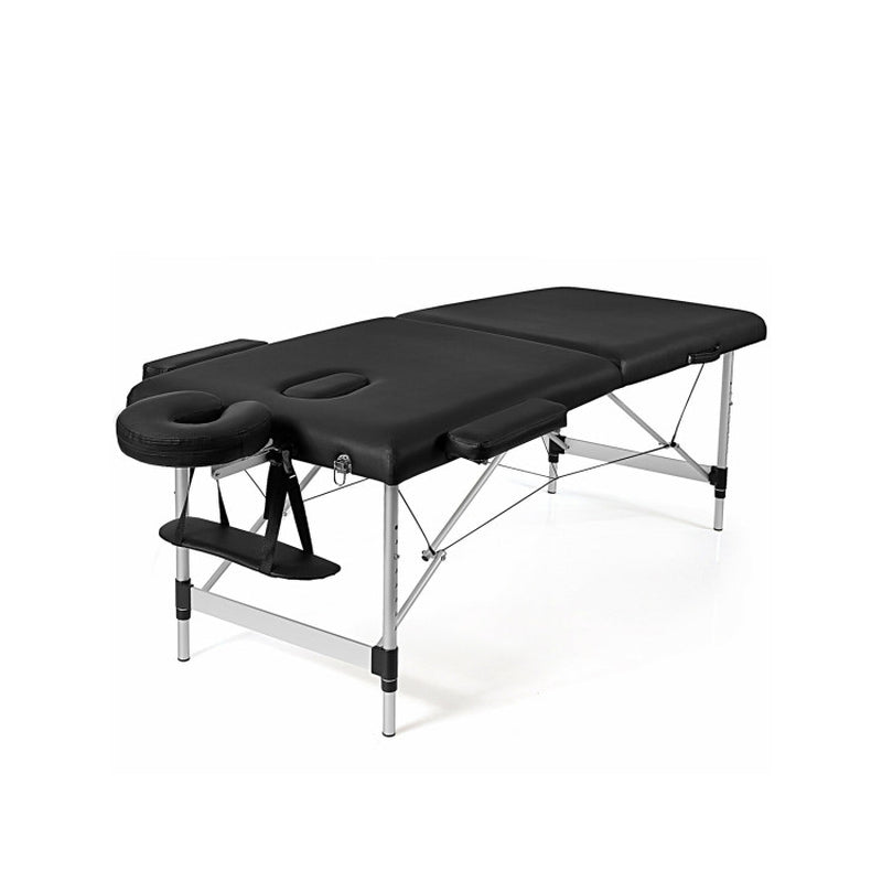 Adjustable 84-Inch Portable Massage Bed with Carry Case for Facial Salon Spa in Pink