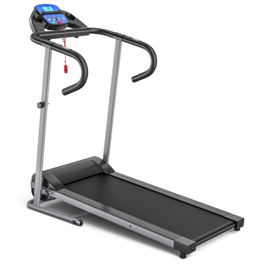 Electric Foldable Treadmill with LCD Display and Heart Rate Sensor