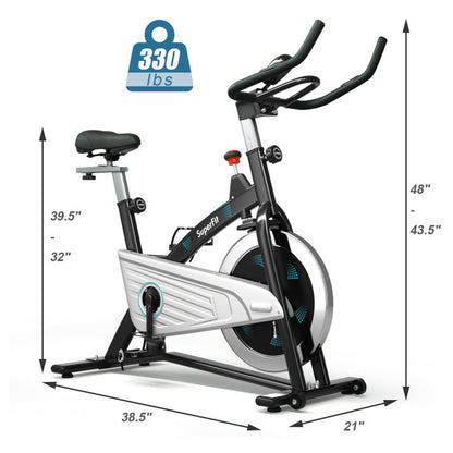 Magnetic Stationary Bike with Heart Rate